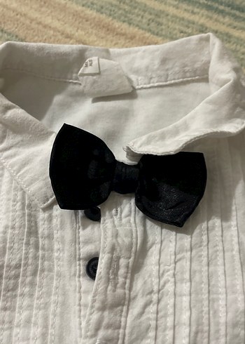 Pamuklu Beyaz Uzun Kollu Bebek Body - Görsel 4