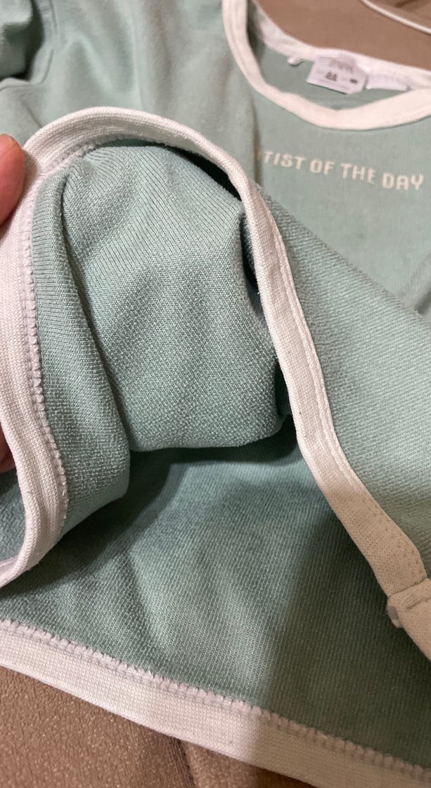 Zara Yeşil Sweatshirt ve Eşofman Takımı - Görsel 5