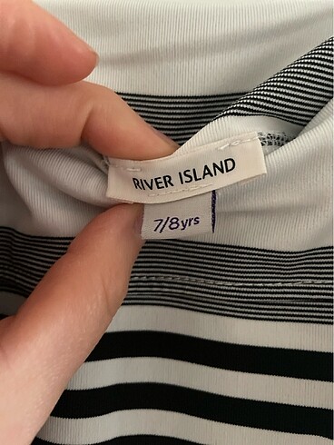 7 Yaş Beden siyah Renk River Island Çocuk Elbise