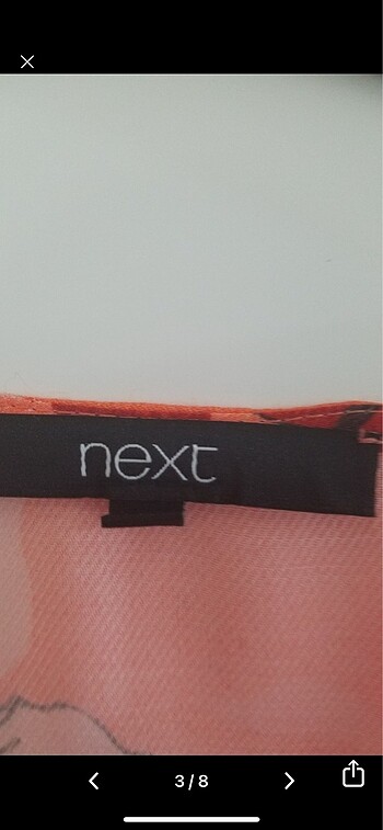 Next Next Desenli Elbise