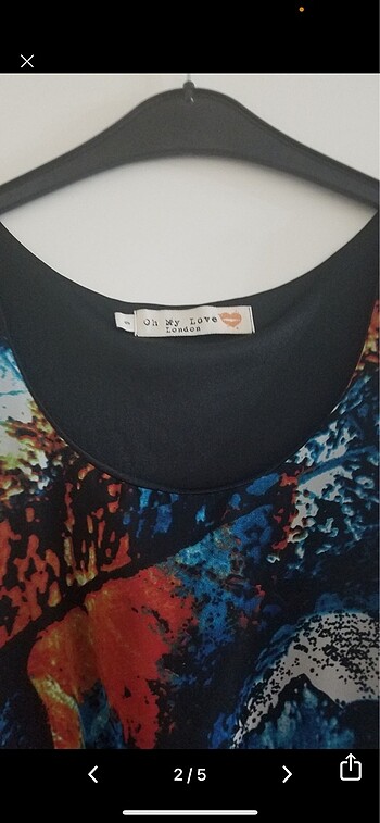 H&M Asimetrik Elbise