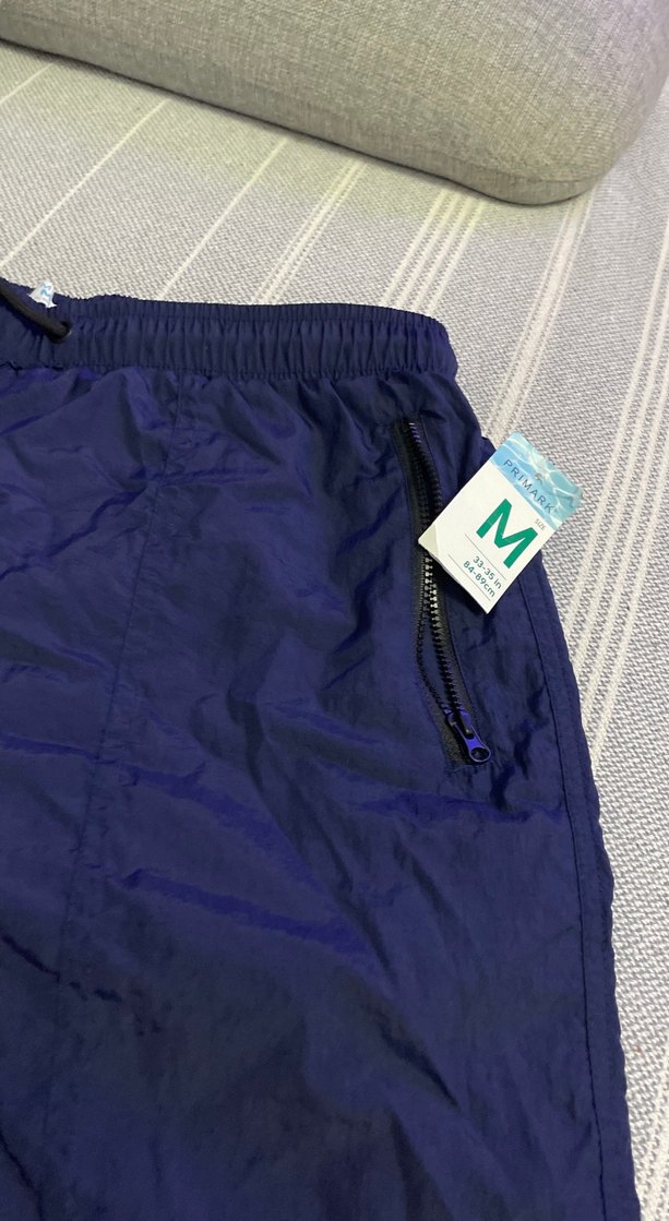 Erkek Lacivertli Fermuarlı Deniz Şortu - Görsel 2