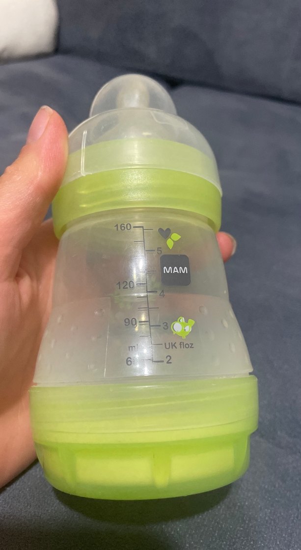 Yeşil Mam Bebek Biberonu, Sevimli Panda Desenli - Görsel 4