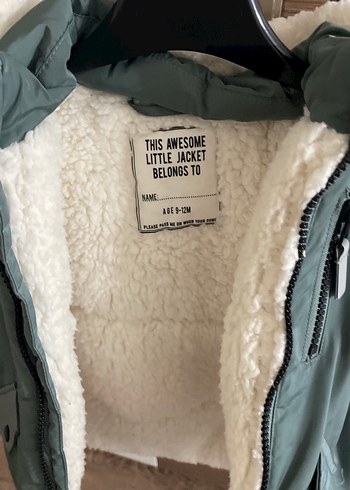 Next Haki Erkek Çocuk Kürklü Street Wear Mont