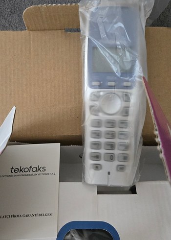 Panasonic Dijital Kablosuz Telefon Gri-Mavi - Görsel 3