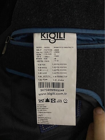 Kiğılı palto -BAY - Görsel 3