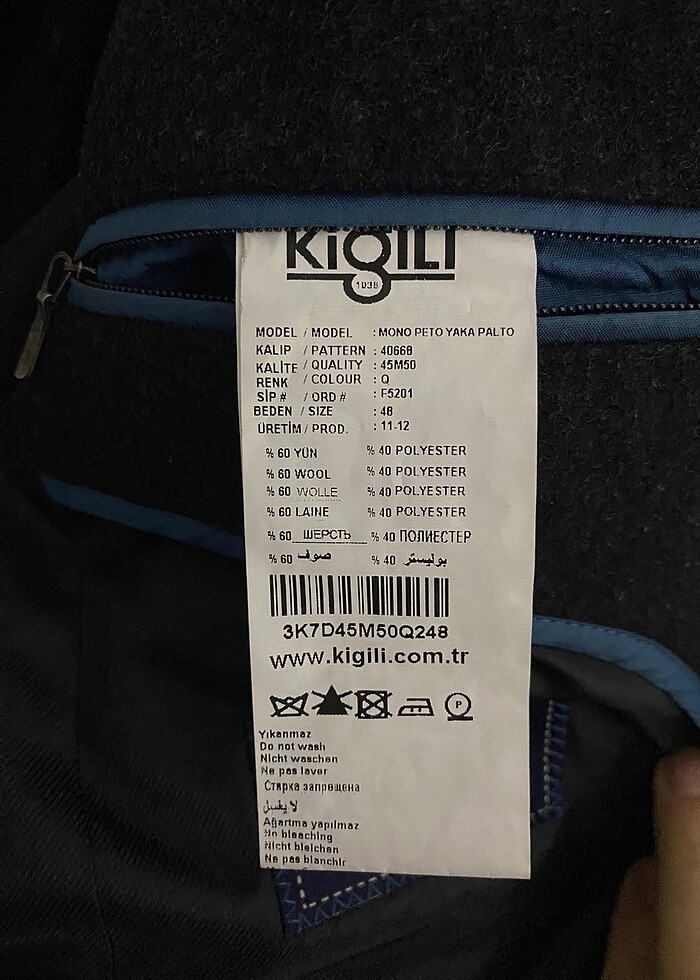 Kiğılı palto -BAY - Görsel 3