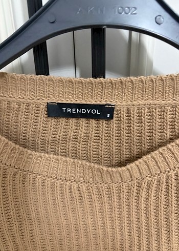 Bej Kadın Triko Kazak Uzun Kollu - Görsel 3