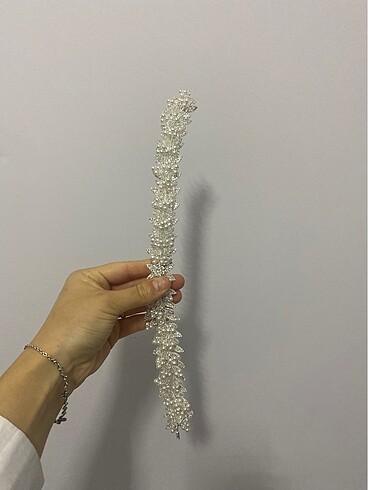 Kayık yaka gelinlik ( duvak ile birlikte ) kiralık fiyat - Görsel 4