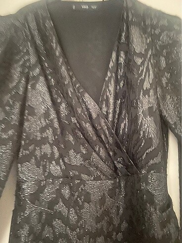 Mango Siyah Elbise - Görsel 5