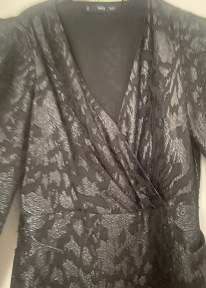 Mango Siyah Elbise - Görsel 5