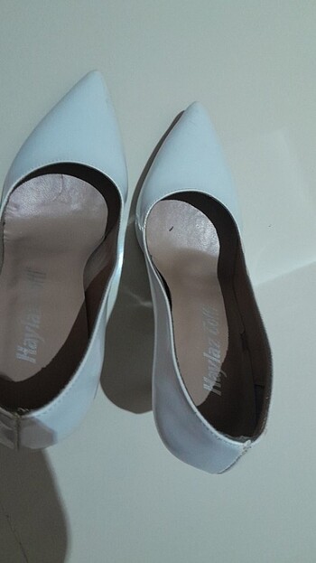 36 Beden beyaz Renk Topuklu ayakkabi