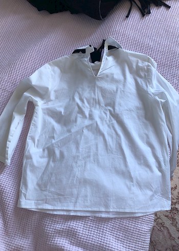 Mango Beyaz Pamuklu Gömlek - Görsel 7