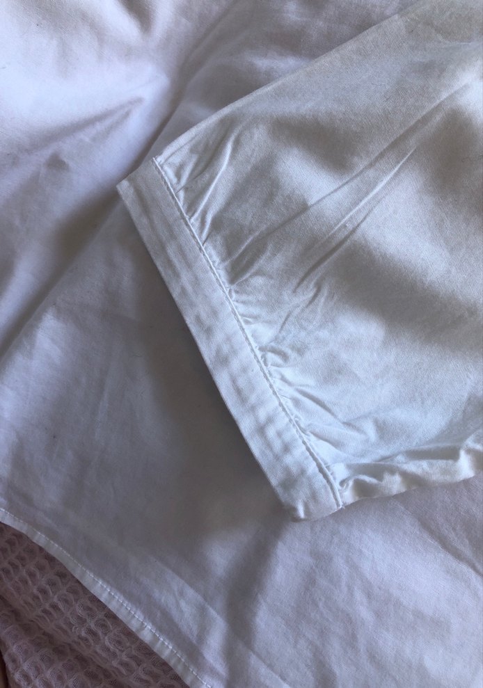 Mango Beyaz Pamuklu Gömlek - Görsel 4