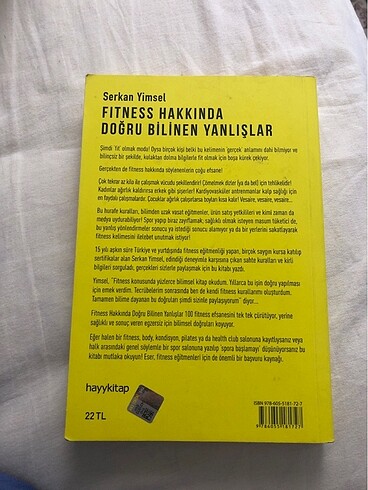 Fitness Hakkında Doğru Bilinen Yanlışlar kitabı