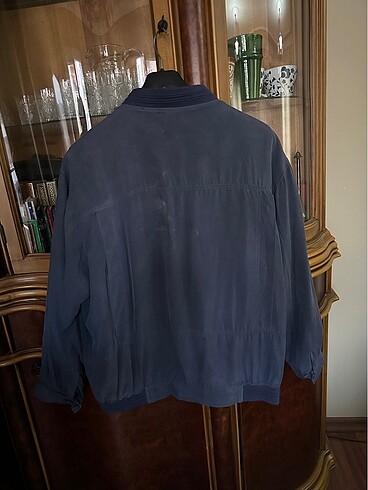 xxl Beden mavi Renk Vintage Bomber Ceket