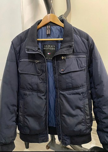 Tommy Hilfiger Lacivert Fermuarlı Erkek Mont - Görsel 5