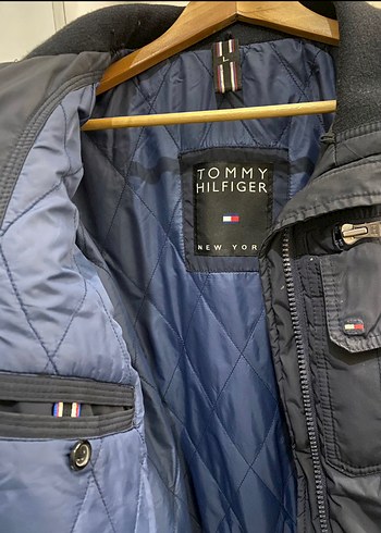 Tommy Hilfiger Lacivert Fermuarlı Erkek Mont - Görsel 2