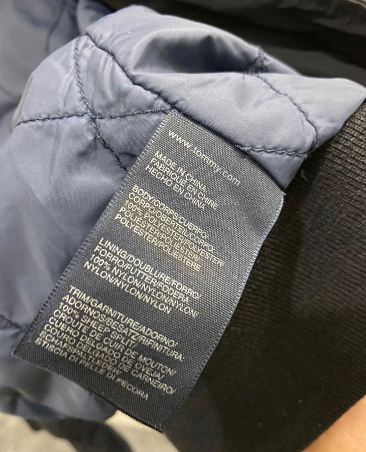 Tommy Hilfiger Lacivert Fermuarlı Erkek Mont - Görsel 4