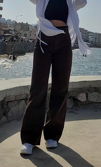 Diğer kahve kot pantolon