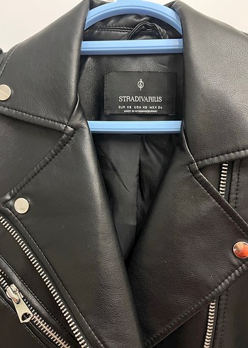Stradivarius deri ceket - Görsel 8
