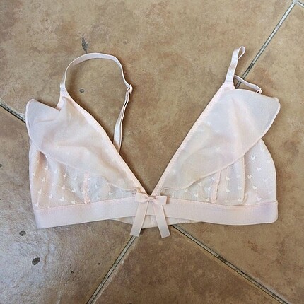H&M Toz Pembe Bralet