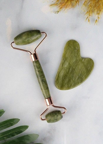 Yeşim Taşı Yüz Masaj Aleti ve Guasha - Görsel 3