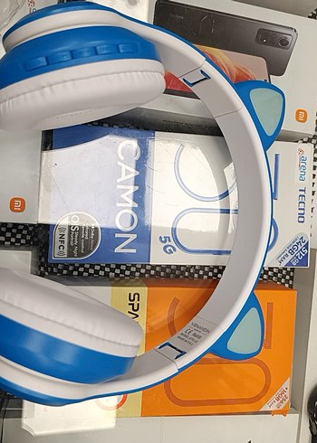 Mavi Kedi Kulaklı TECNO Kulaklık - Görsel 6