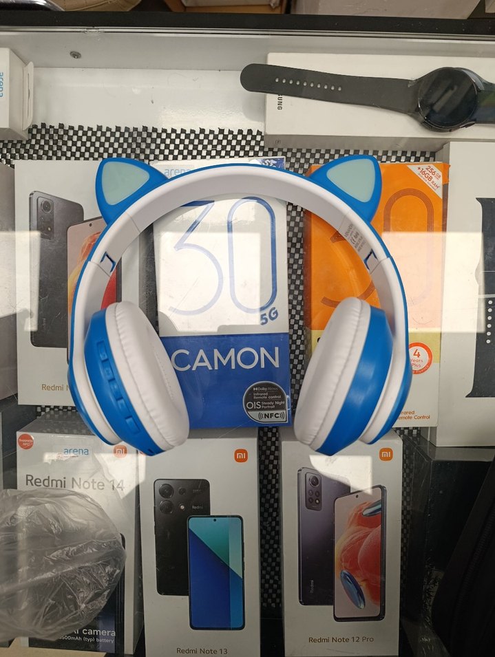 Mavi Kedi Kulaklı TECNO Kulaklık - Görsel 4