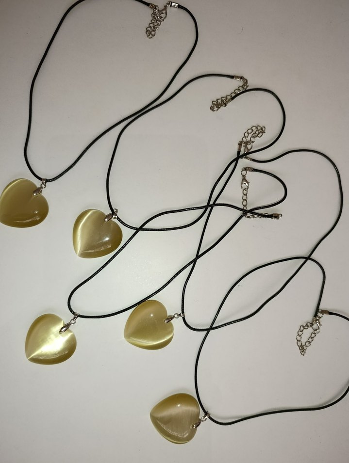 Kalpli Doğal Taş Kolye - Görsel 4