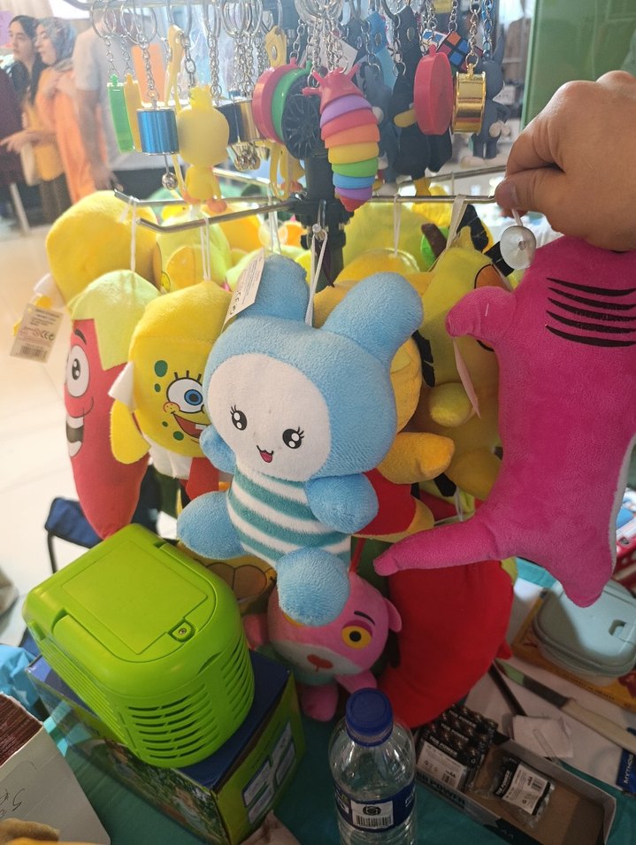 Renkli Sarı Peluş Oyuncak Ayı - Görsel 3