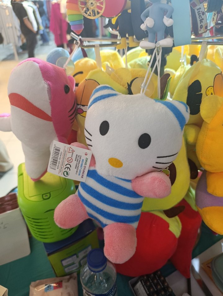 Renkli Sarı Peluş Oyuncak Ayı - Görsel 4