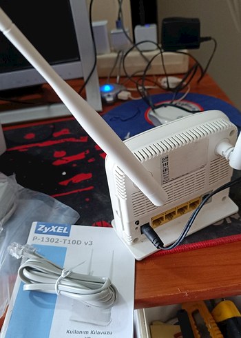 Modem 2 adet kablo ve adaptör ile - Görsel 2