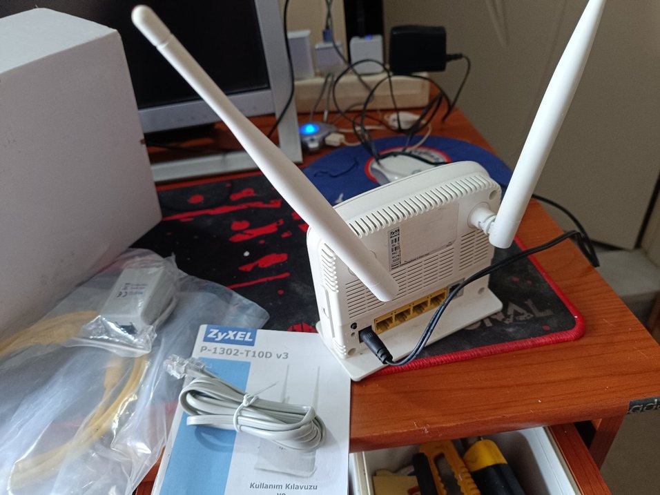 Modem 2 adet kablo ve adaptör ile - Görsel 2