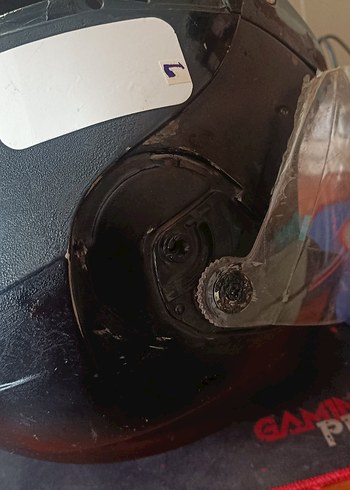 Kask L Beden camı yeni kırık yok - Görsel 3