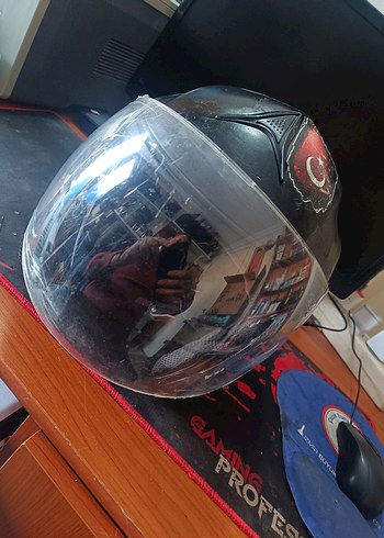 Kask L Beden camı yeni kırık yok - Görsel 7