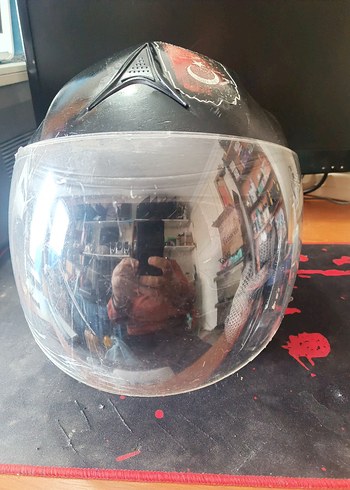 Kask L Beden camı yeni kırık yok - Görsel 11