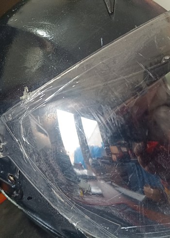 Kask L Beden camı yeni kırık yok - Görsel 9