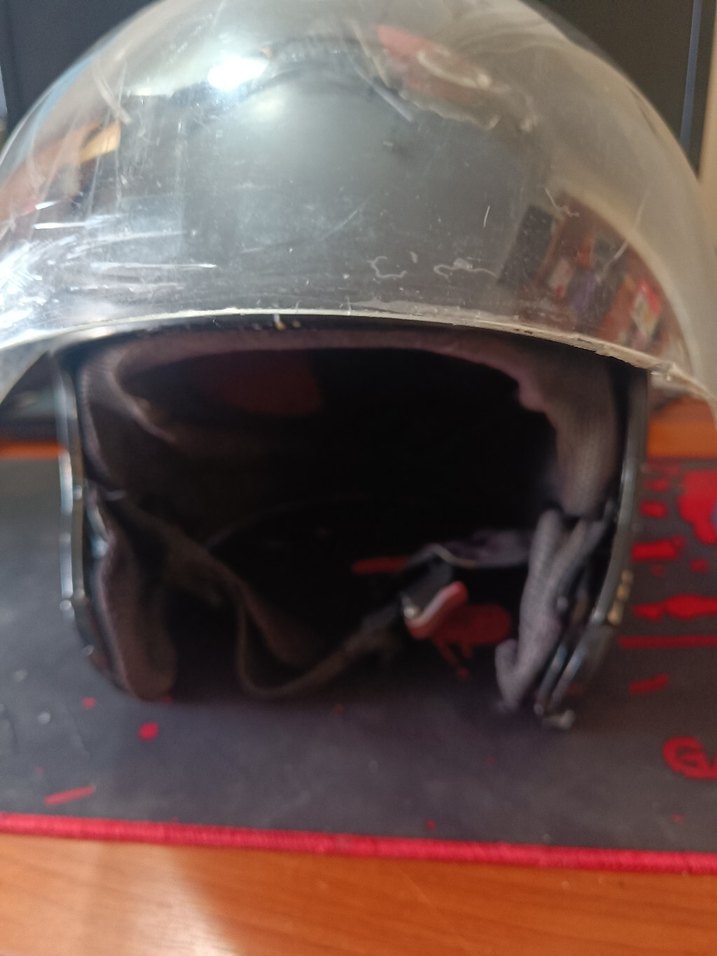 Kask L Beden camı yeni kırık yok - Görsel 4