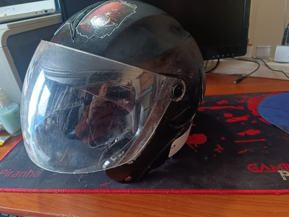 Kask L Beden camı yeni kırık yok - Görsel 5