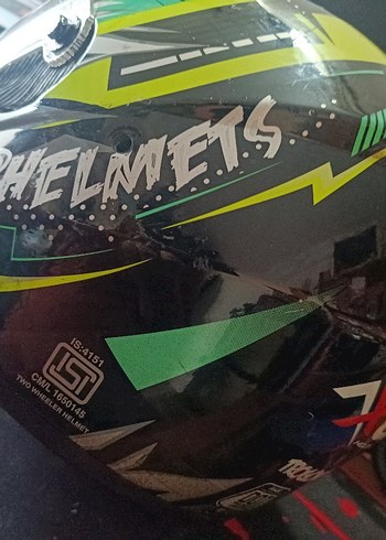 Kask L Beden camı yeni kırık yok - Görsel 7