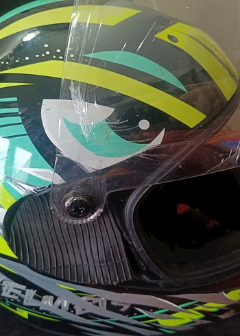 Kask L Beden camı yeni kırık yok - Görsel 5