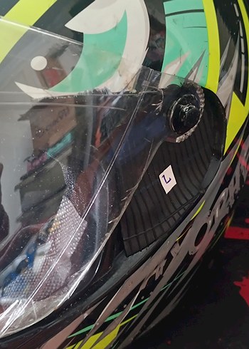 Kask L Beden camı yeni kırık yok - Görsel 12