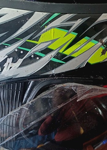 Kask L Beden camı yeni kırık yok - Görsel 13