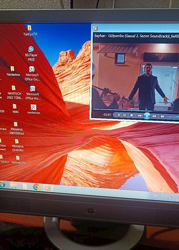 Hp 17" VGA li LCD Monitör iyi durumda - Görsel 3