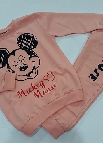 MICKEY KIZ ÇOCUK MEVSIMLIK EŞOFMAN TAKIMI