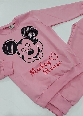 5 Yaş Beden MICKEY KIZ ÇOCUK MEVSIMLIK EŞOFMAN TAKIMI