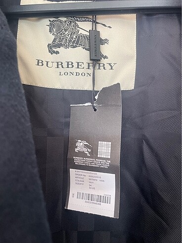 54 Beden Burberry erkek kaban