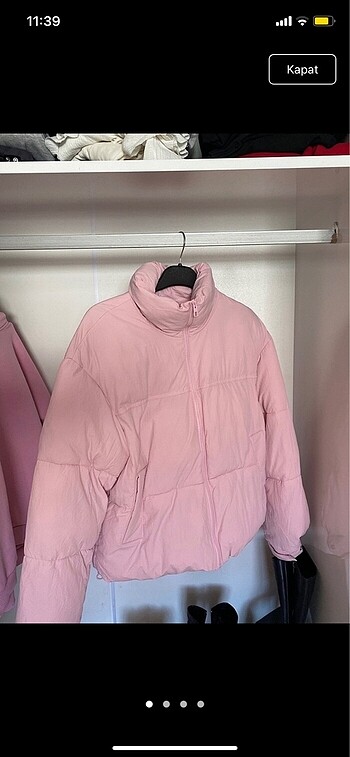 bershka pembe mont