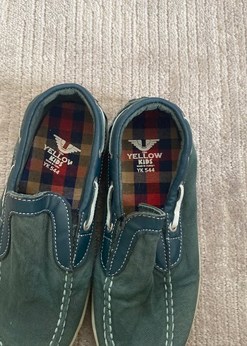 Erkek Çocuk yeşil hakiLoafer Ayakkabı - Görsel 5